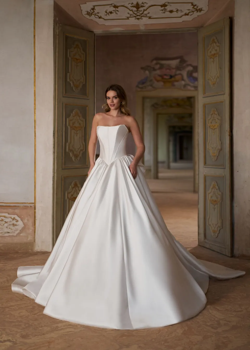 Hervé Paris Novel Nichelle robe de mariée tulle