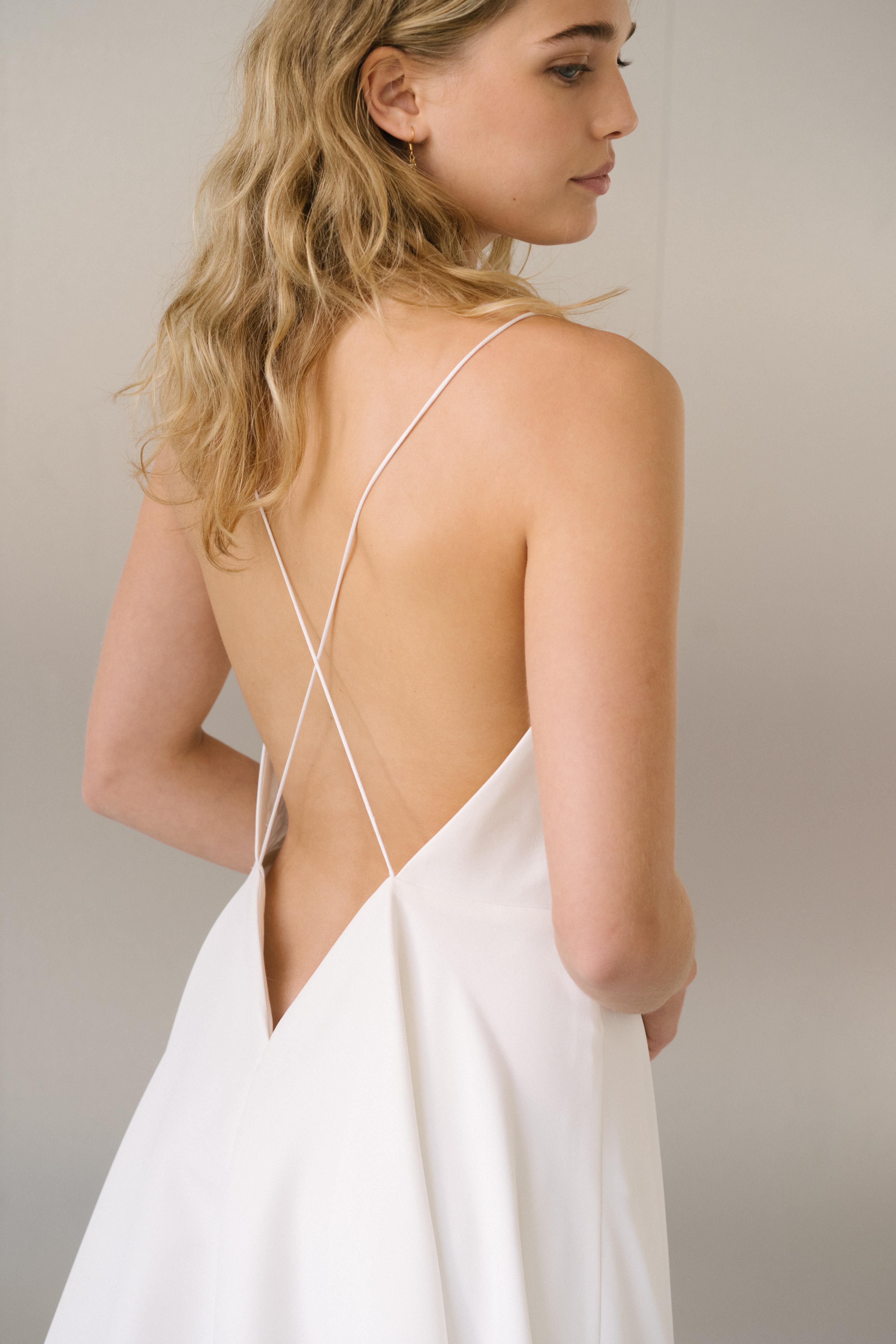 Maison Floret Sur-mesure Simon robe de mariée satin duchesse