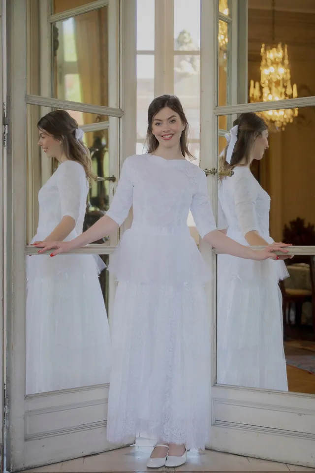 Solène Gisèle Eglantine robe de mariée taille 36 dentelle