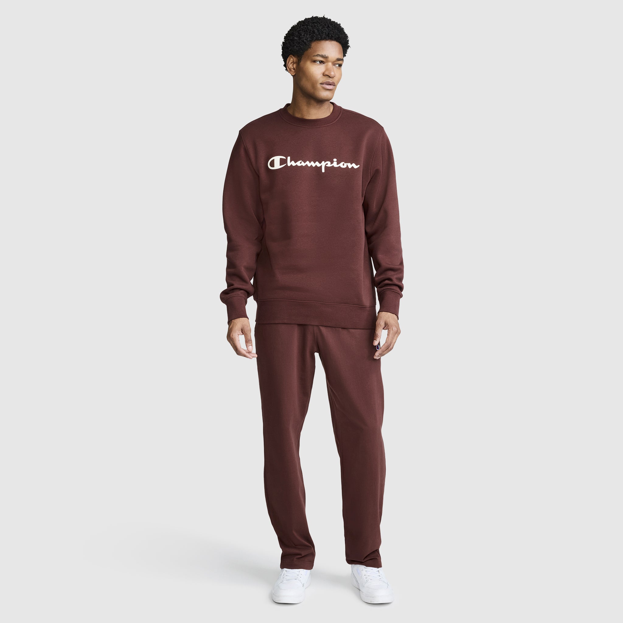 Champion Powerblend Crewneck sweat col rond marron Bitter Chocolate