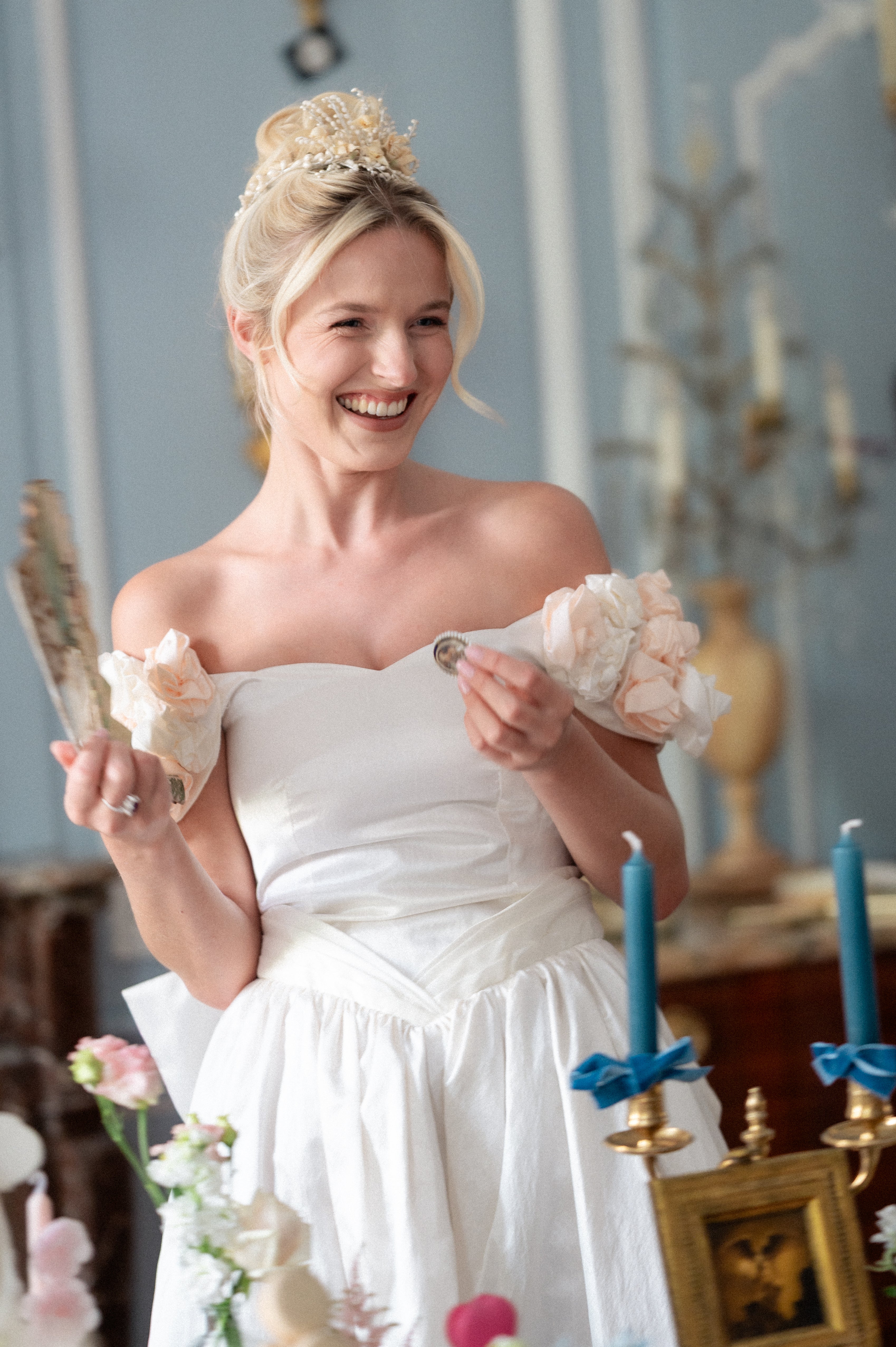 Solène Gisèle Couronne Flora cire crème pour chignon
