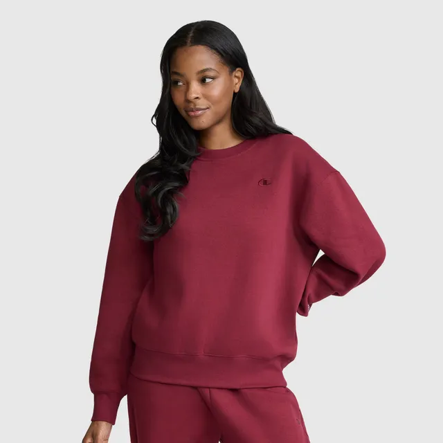 Champion Powerblend Sweat Col Rond Cabernet Small C Femme