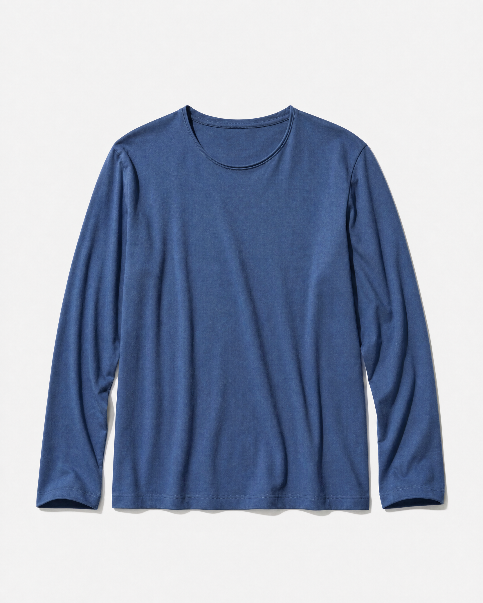 LAFAURIE ACHILLE Bleu Outremer t-shirt manches longues coton