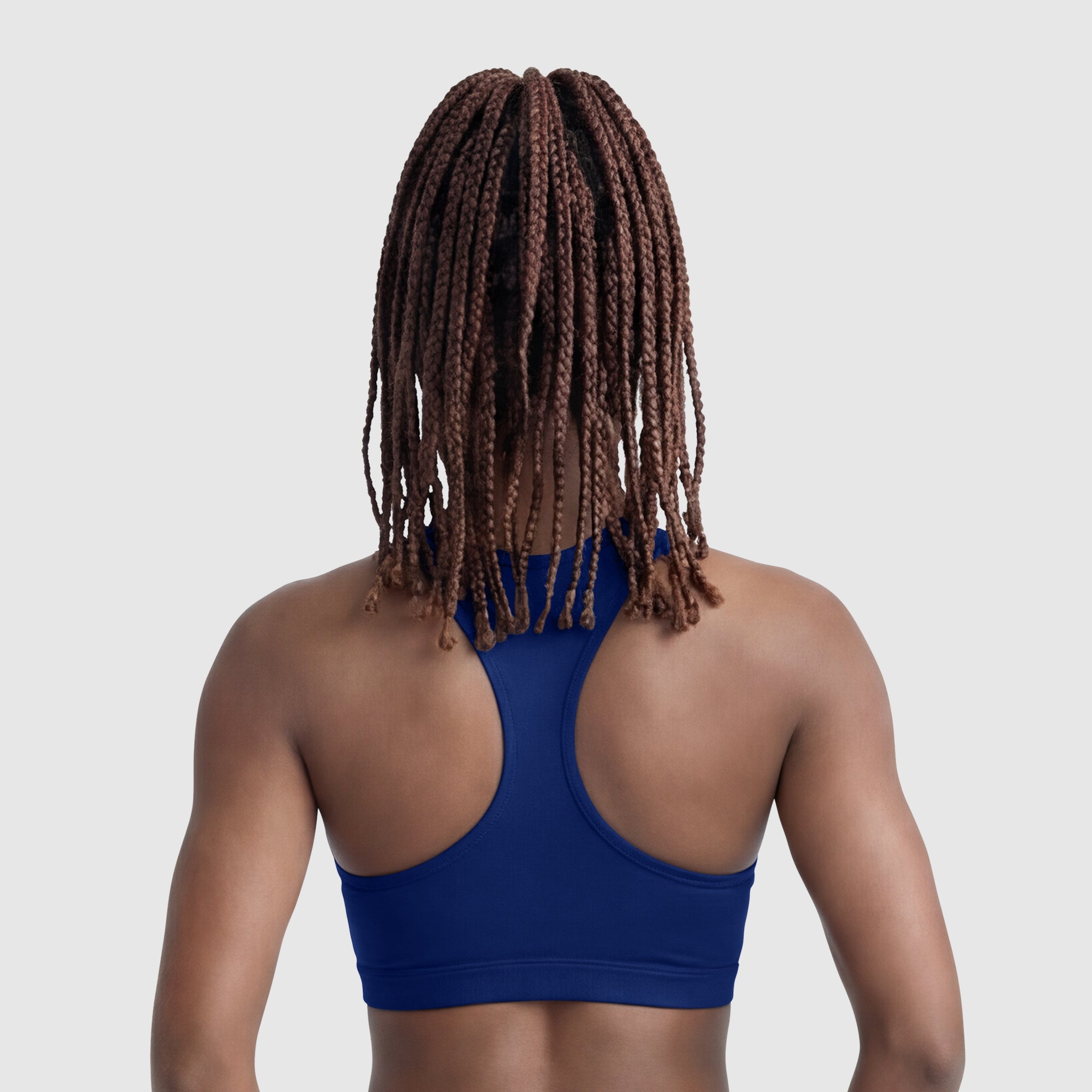 Champion Compression C Logo brassière de sport bleu profond maintien modéré