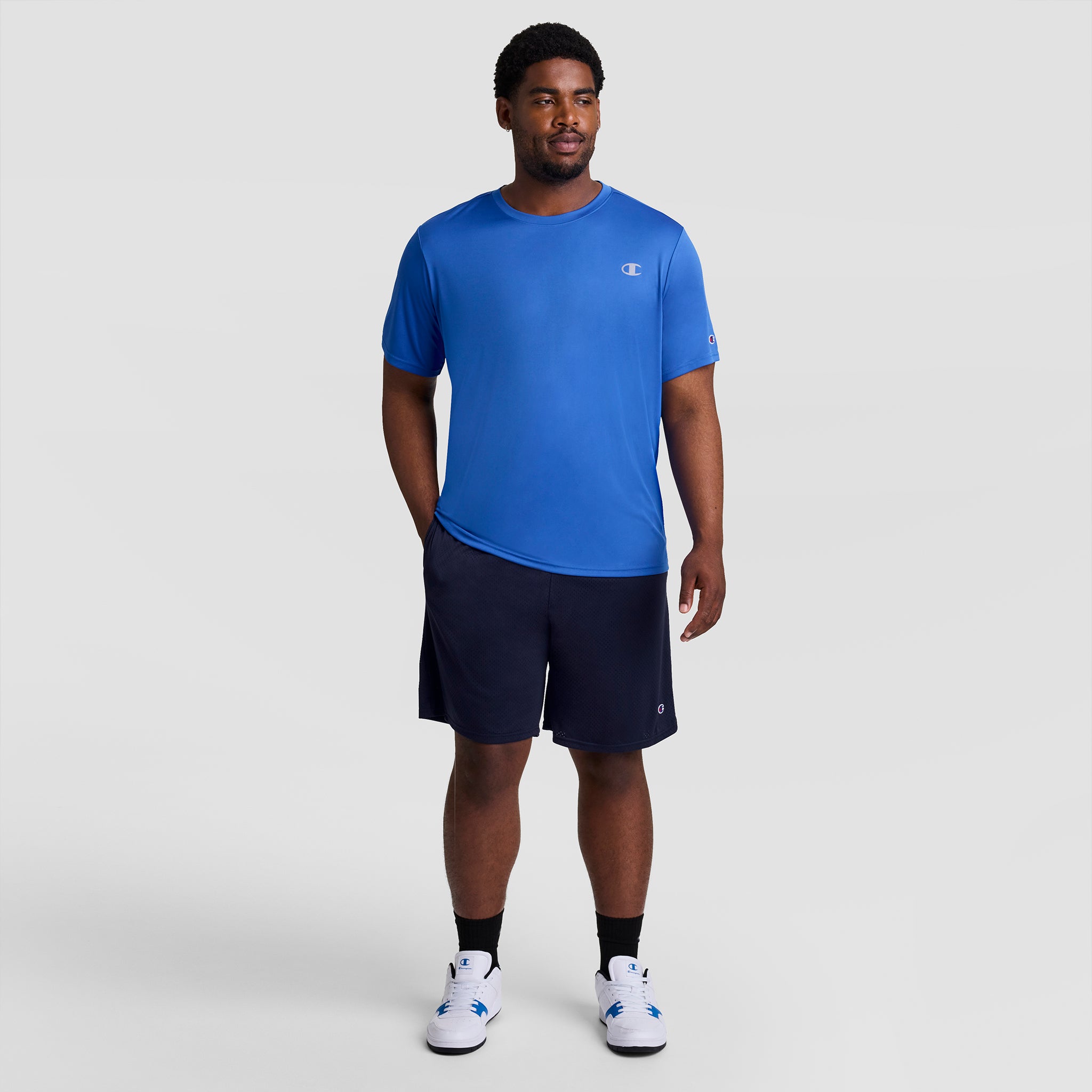 Champion 9 pouces short mesh bleu marine grande taille