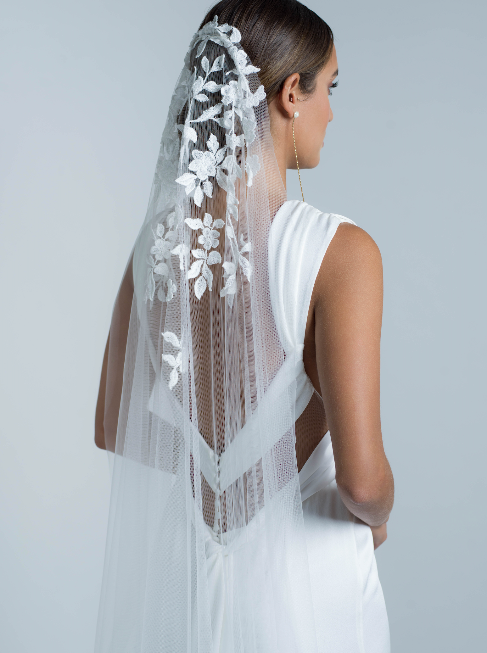 Rime Arodaky Accessories Santal voile de mariée cathédrale 3 m