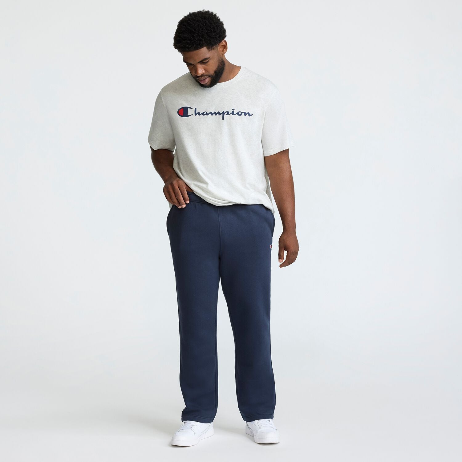 Champion Powerblend jogging homme bleu marine grande taille