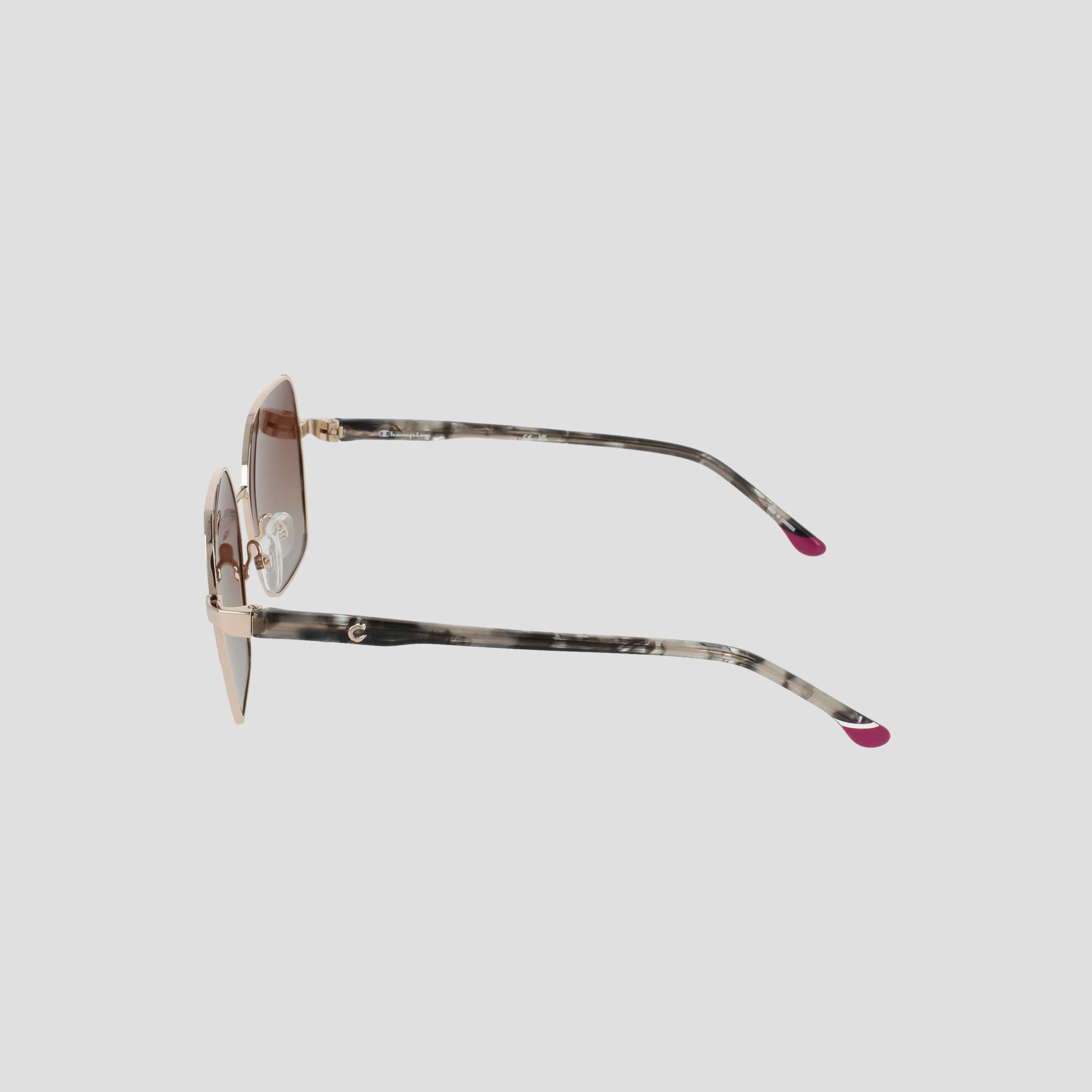 Champion Boho Square Lunettes Soleil Femme Or Clair Verres Polarisés