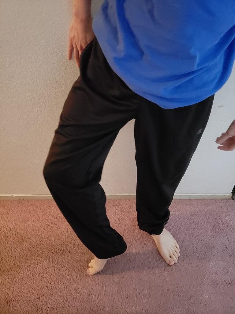 Champion Sport Sweatpants C Logo jogging slim gris stretch