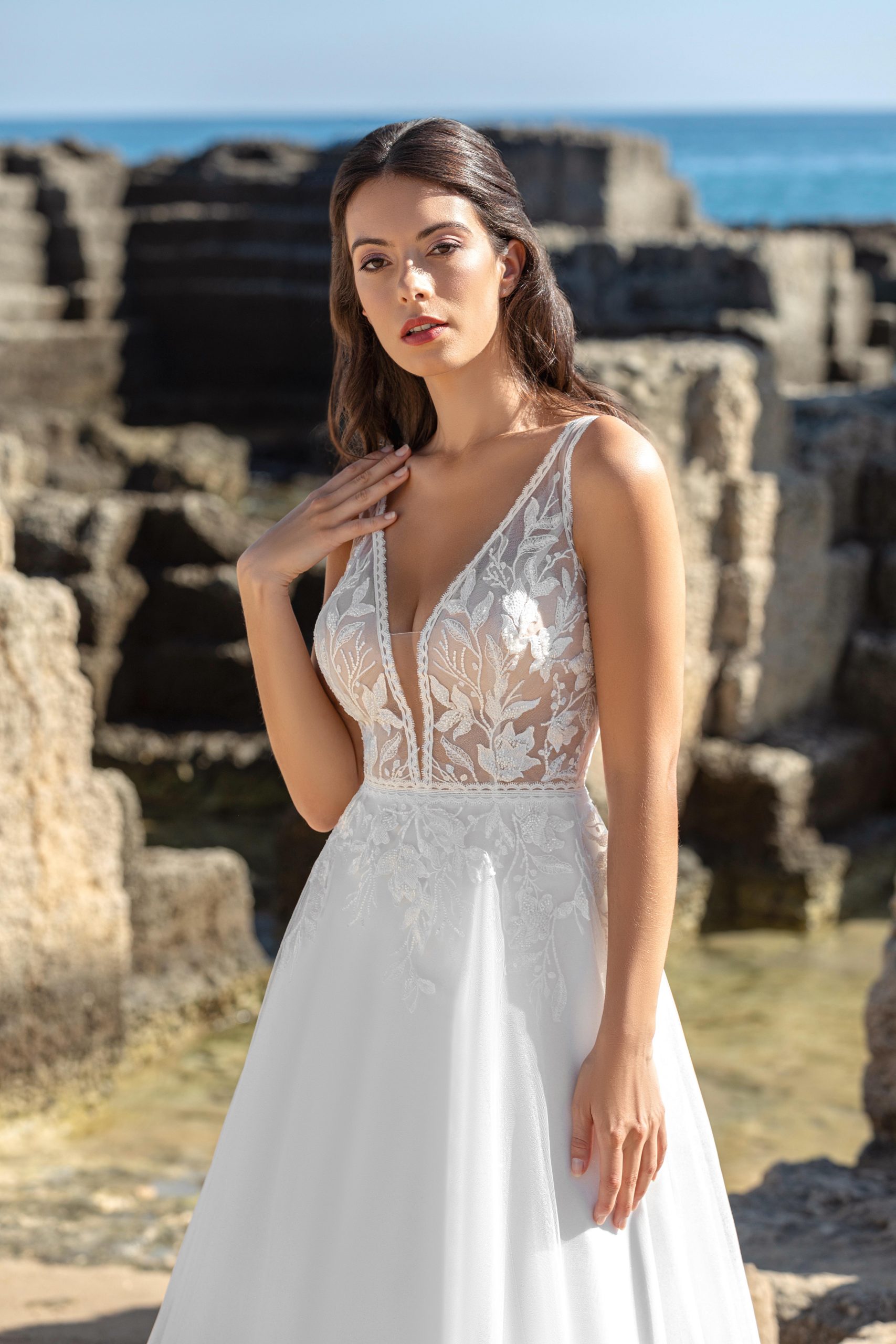 Le Jour de Notre Oui ALICE robe mariée courte satin