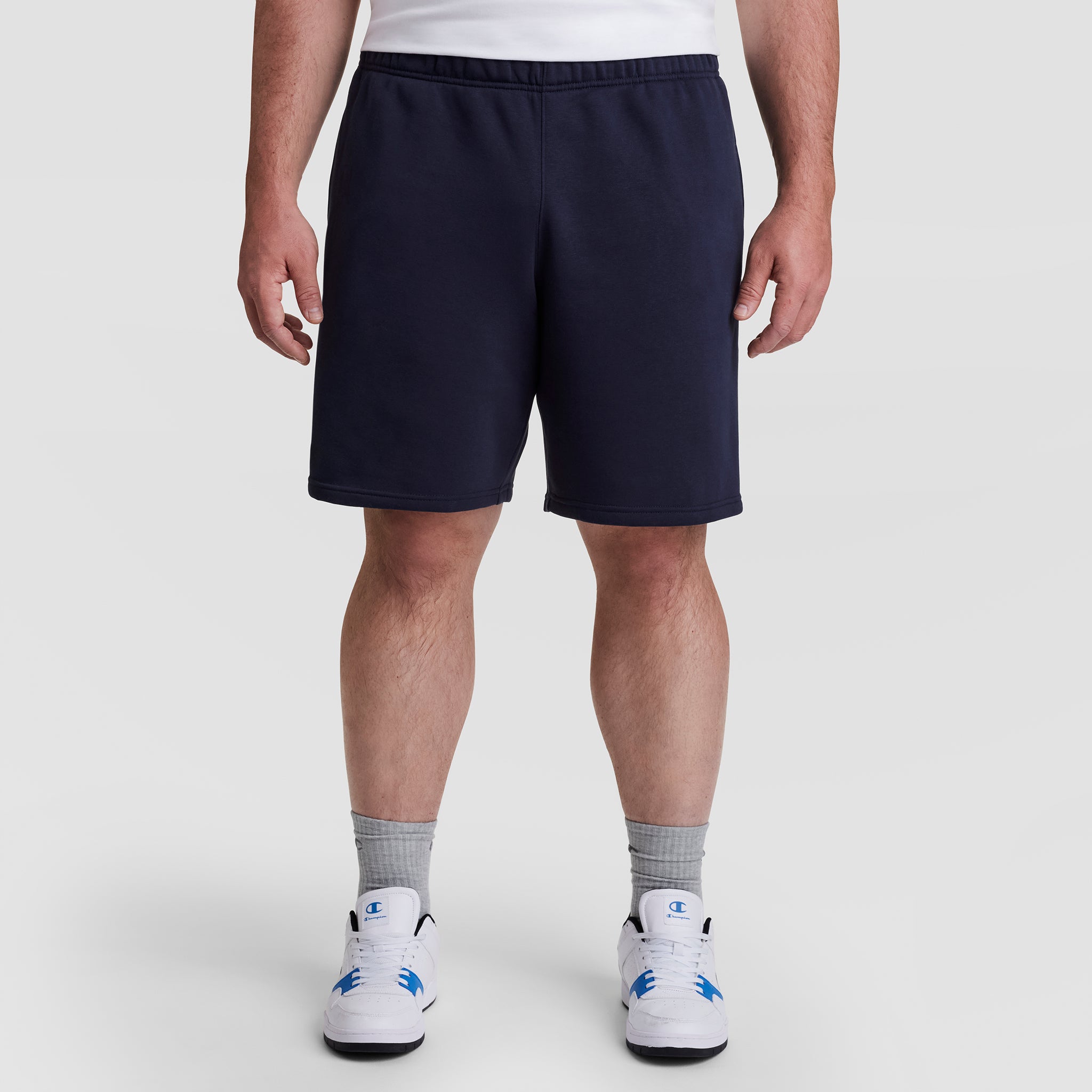 Champion Powerblend Short molletonné marine grande taille