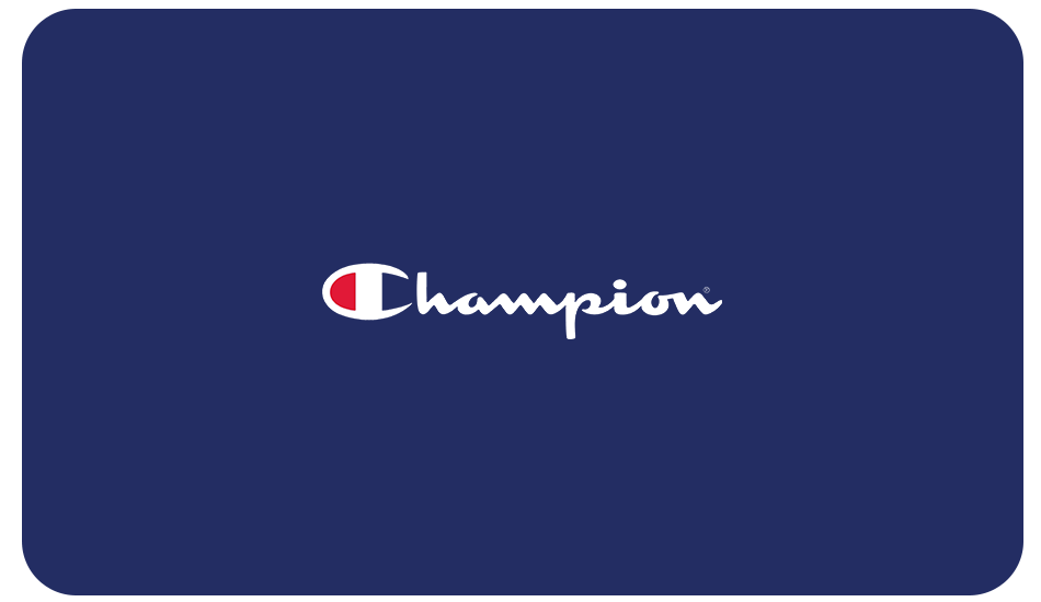 Champion E-Gift carte cadeau électronique Blue Logo