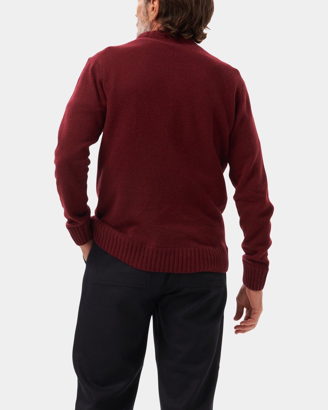 LAFAURIE CLAUDIO Prune pull laine cardée jauge 7
