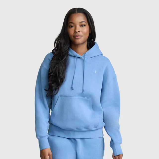 Champion Powerblend Small C Freshman Sweat à Capuche Riviera coton