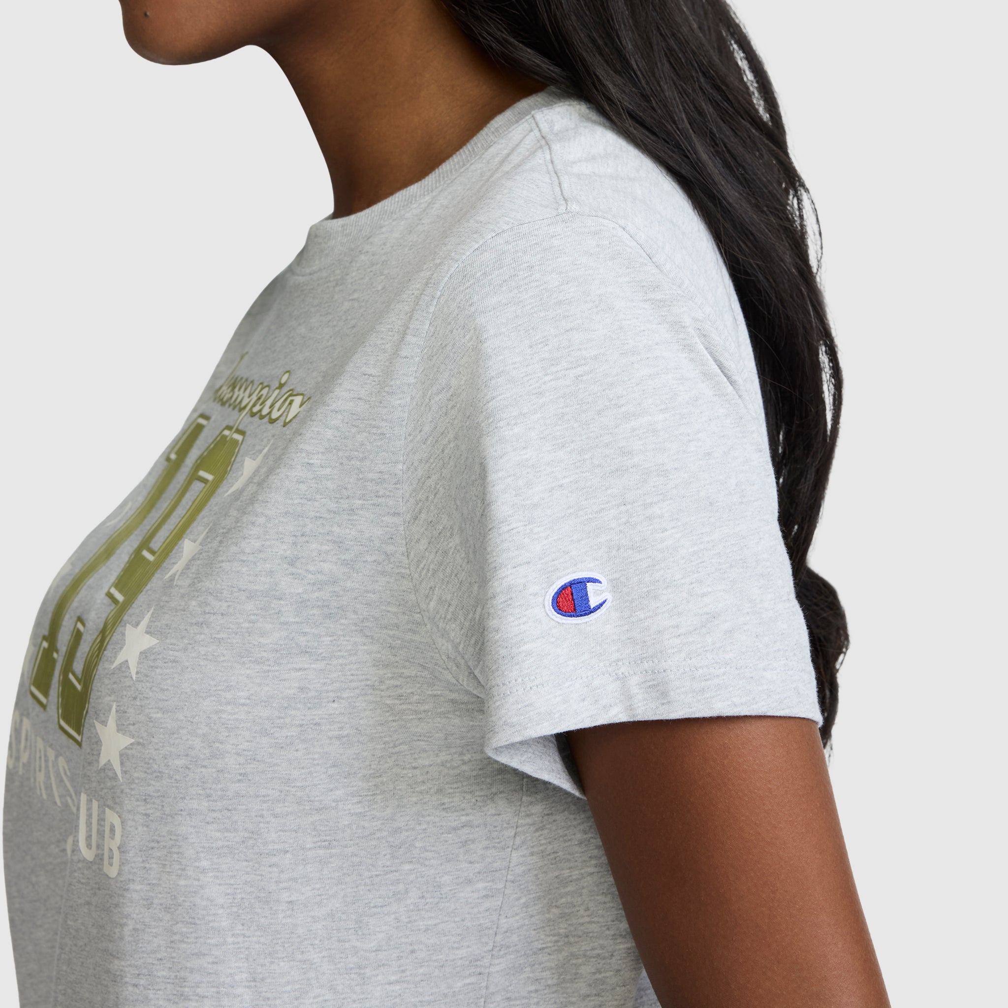 Champion Sports Club 19 t-shirt coton Oxford Grey