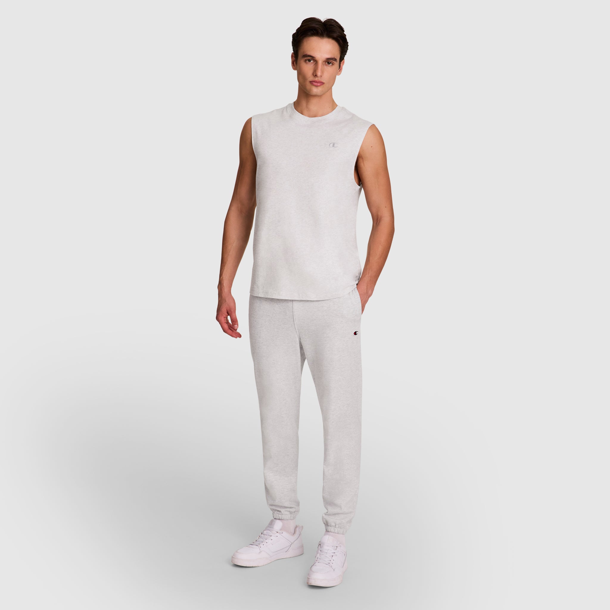 Champion Everyday Cotton Pant jogging gris Platinum Silver