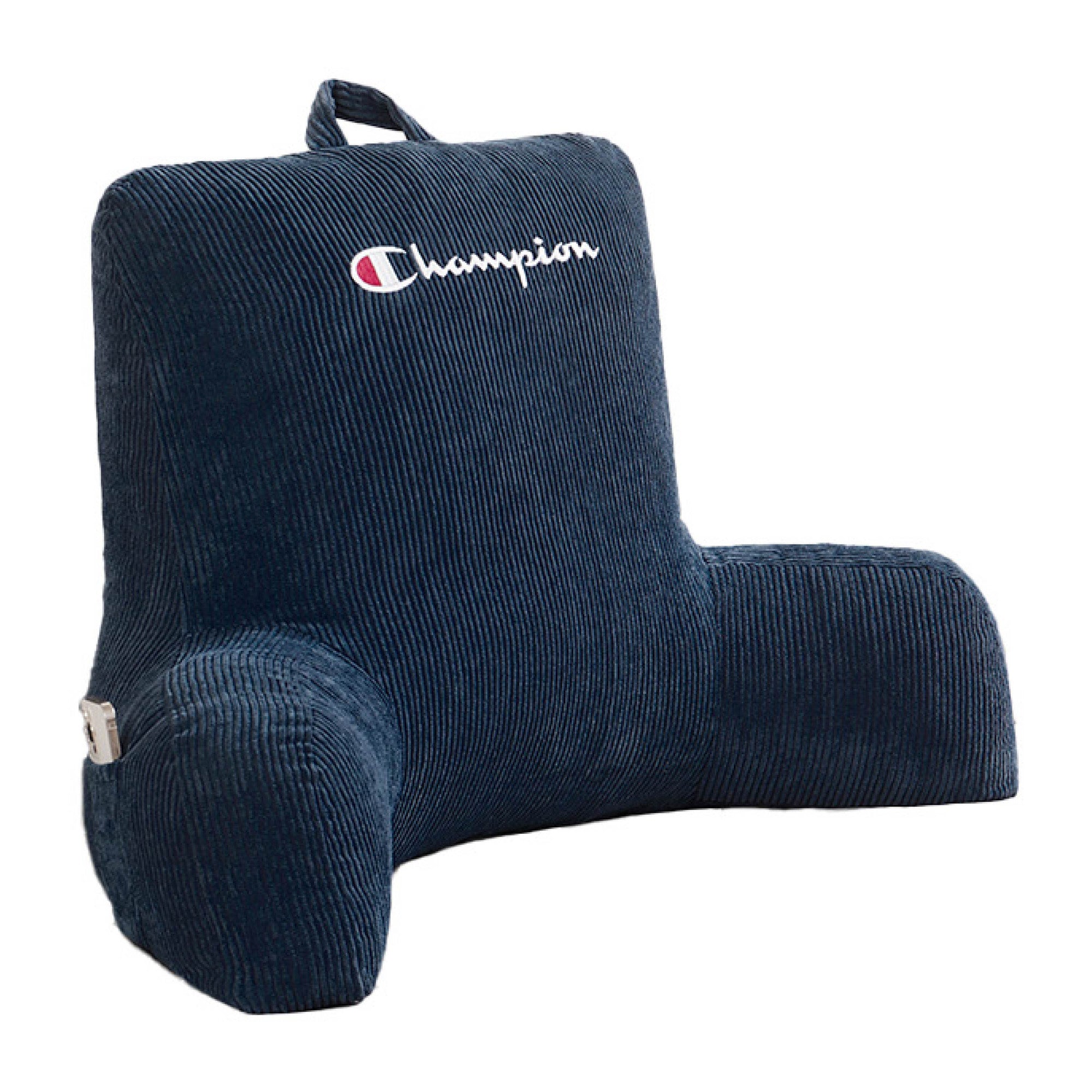 Champion Room Decor Corduroy coussin lecture bleu marine 74 cm