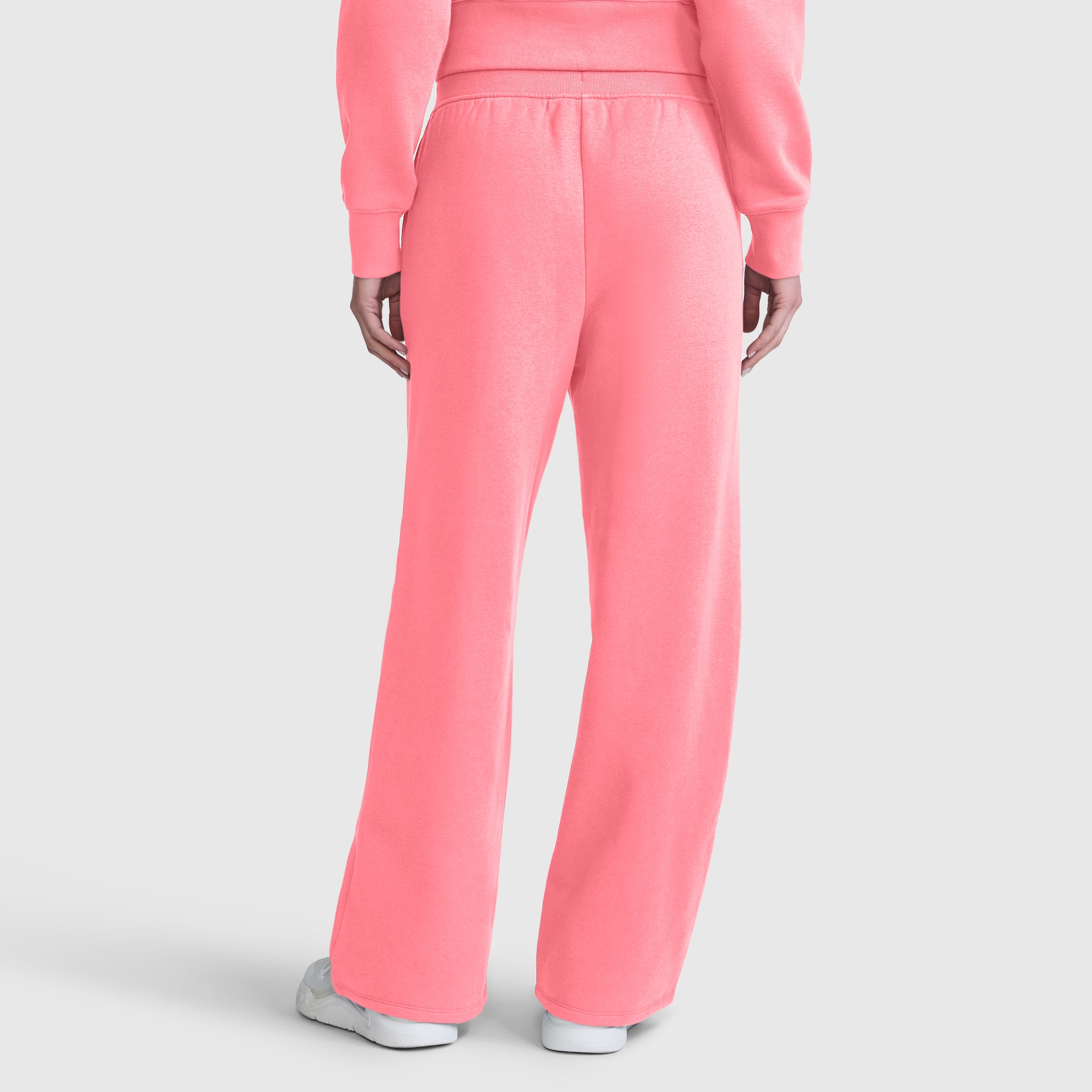 Champion Wide Leg Fleece jogging large rose Strawberry Pink