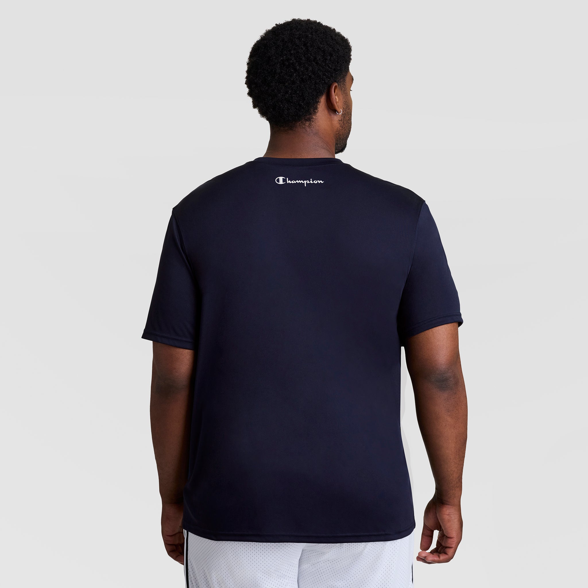 Champion Sport Reflective C Logo t-shirt bleu Deep Navy