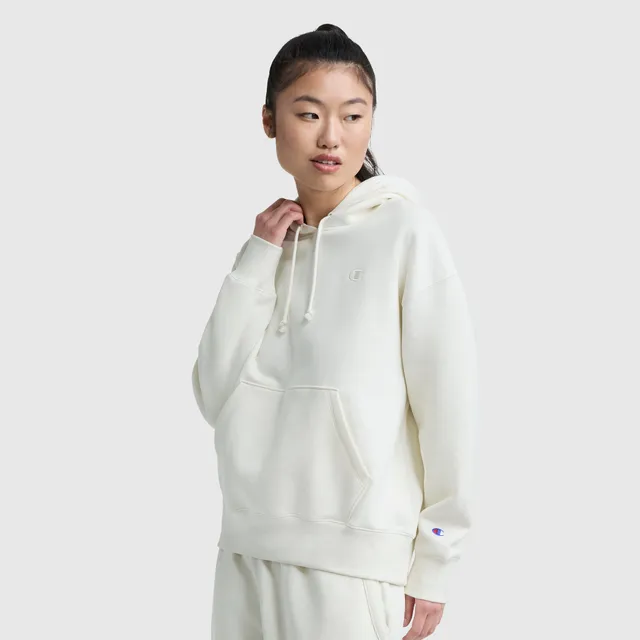 Champion Powerblend Freshman Hoodie sweat à capuche écru coton