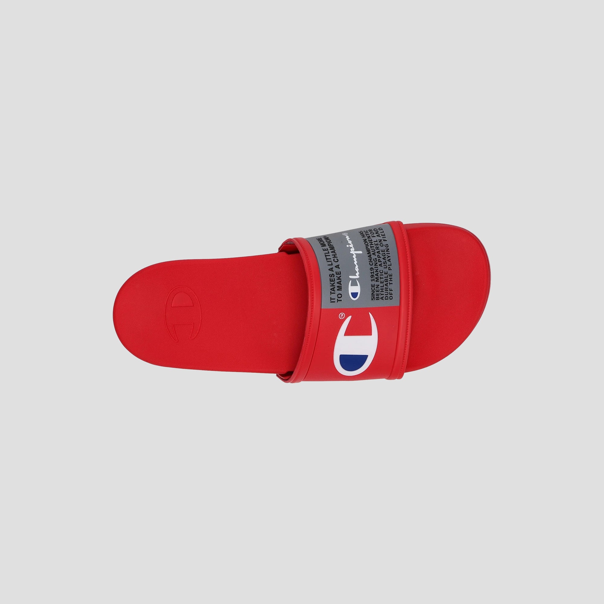 Champion IPO Squish Slide claquette Scarlet/Blanc/Bleu