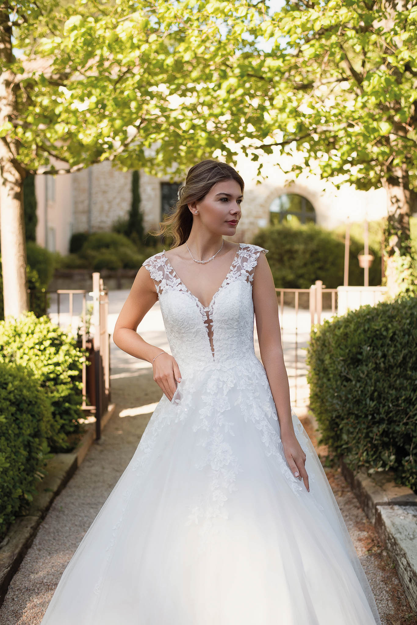 Le Jour de Notre Oui Innée robe de mariée satin fluide