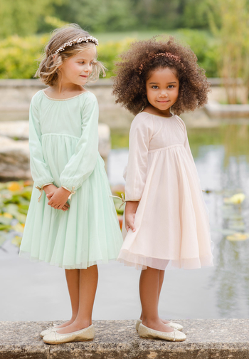 Le Jour de Notre Oui Lena Nude robe fille nude tulle
