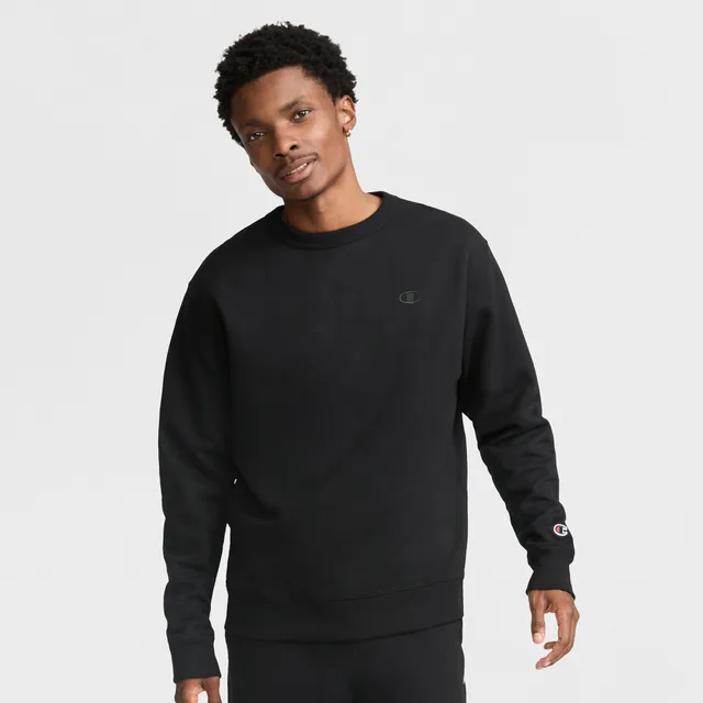 Champion Powerblend Crewneck Sweat Homme Noir Chaud