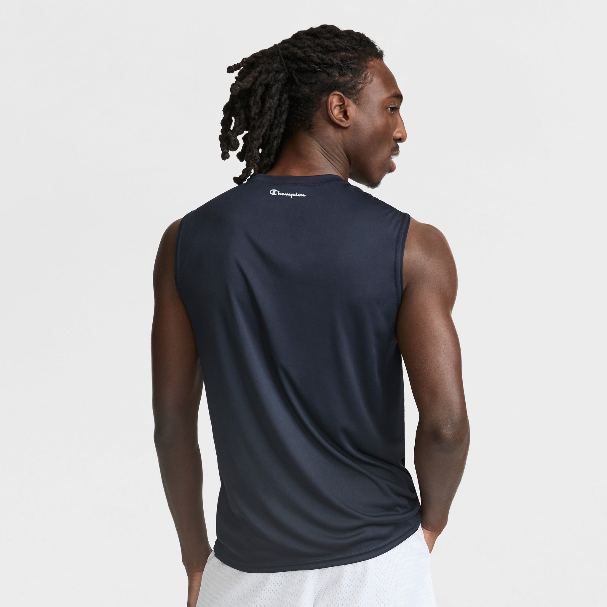 Champion Sport Muscle Tank débardeur homme bleu marine respirant