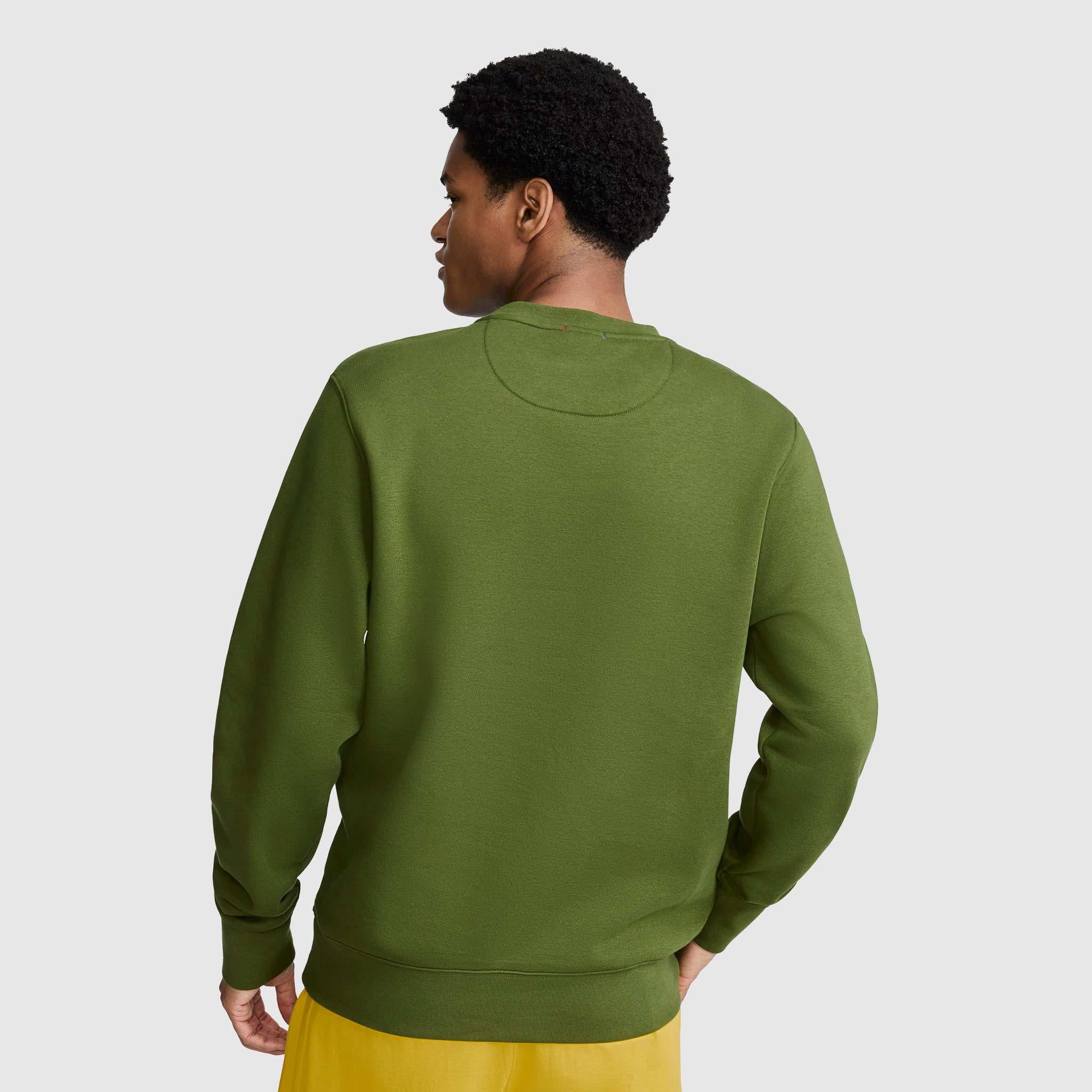 Champion Powerblend Classic Script sweat col rond vert Chive