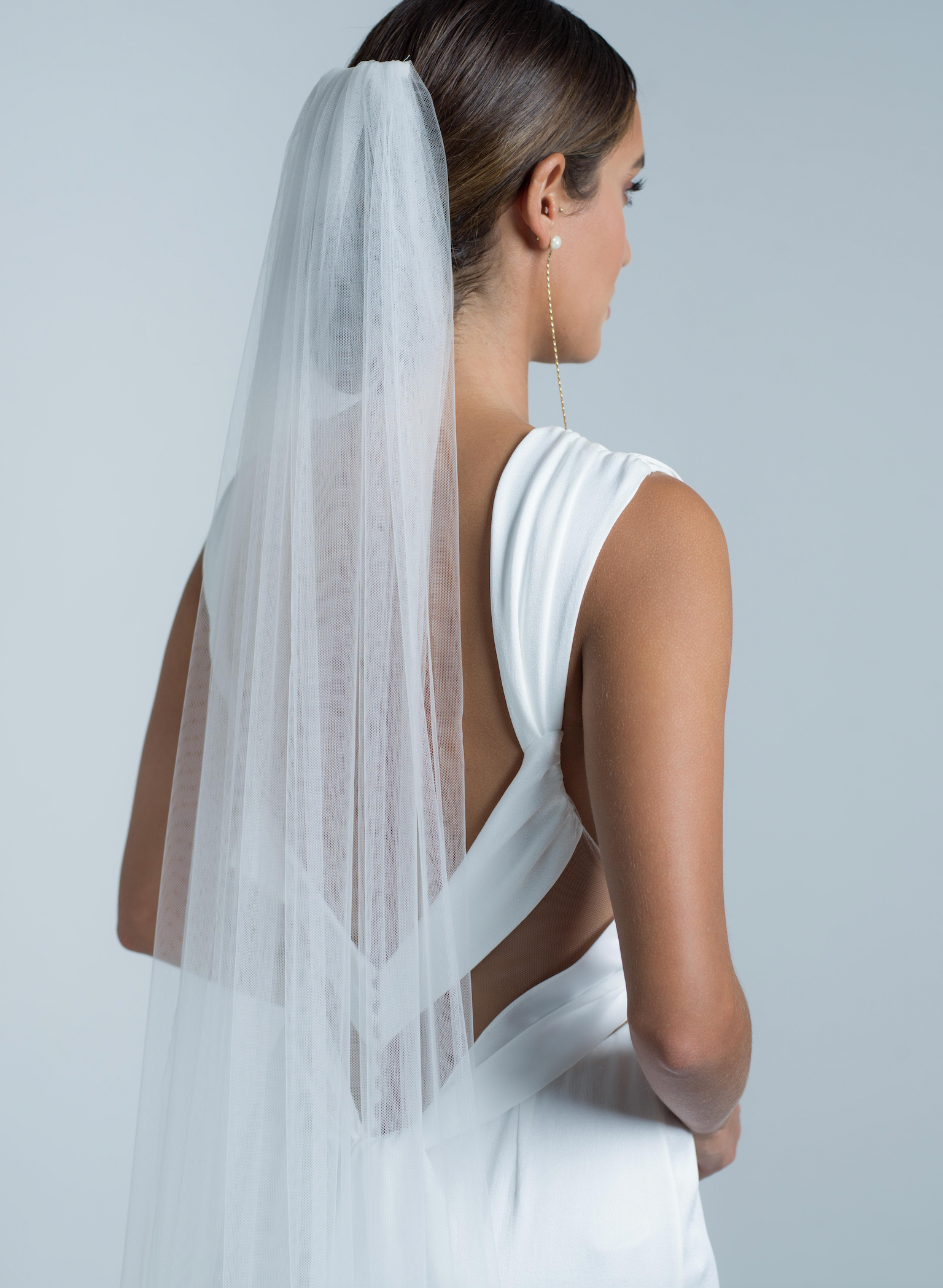 Rime Arodaky Accessories Simple voile de mariée tulle