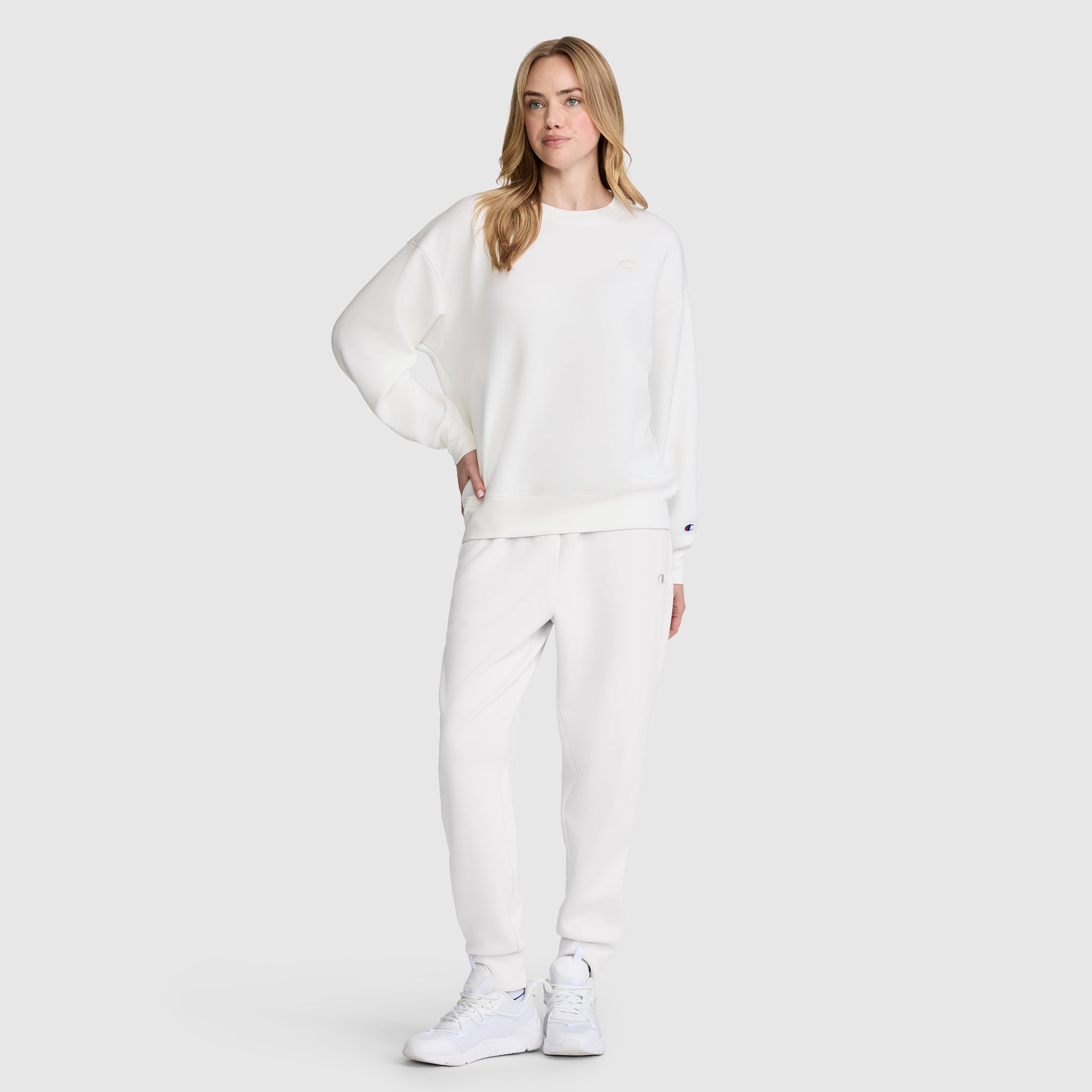 Champion Crewneck Sweat col rond coton écru