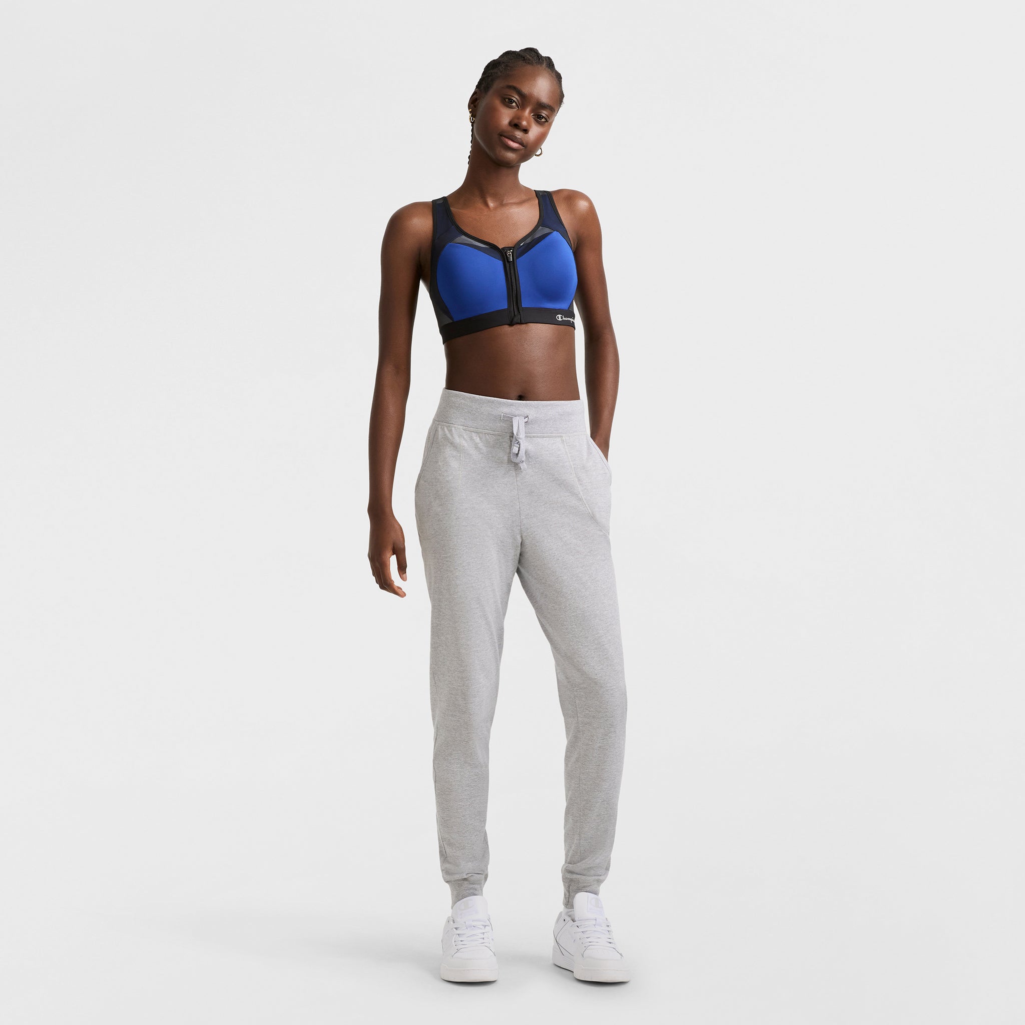 Champion Jersey Jogger Jogging Manhattan Mist Heather Coton Slim