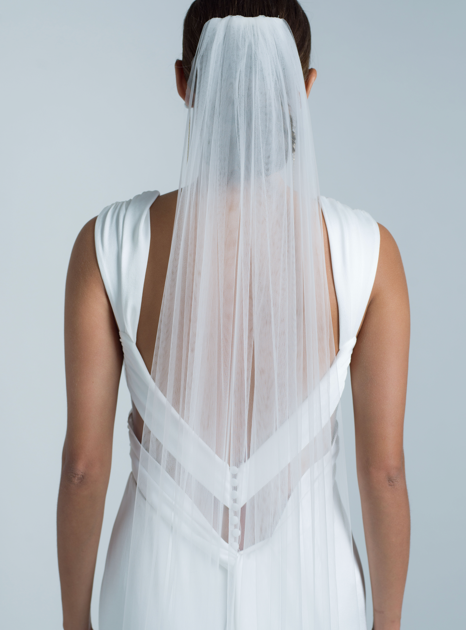Rime Arodaky Accessories Simple voile de mariée tulle