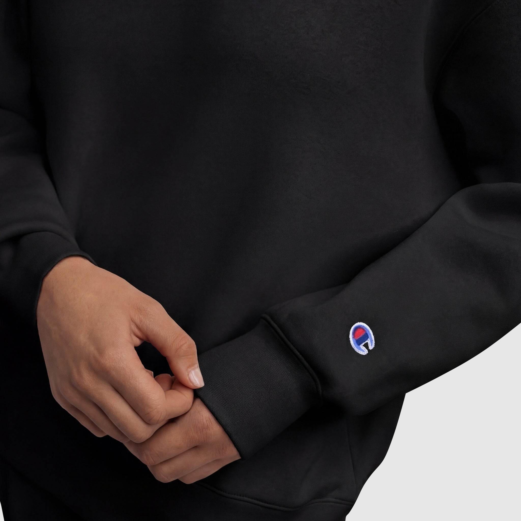 Champion Powerblend Crewneck Sweatshirt sweat femme noir