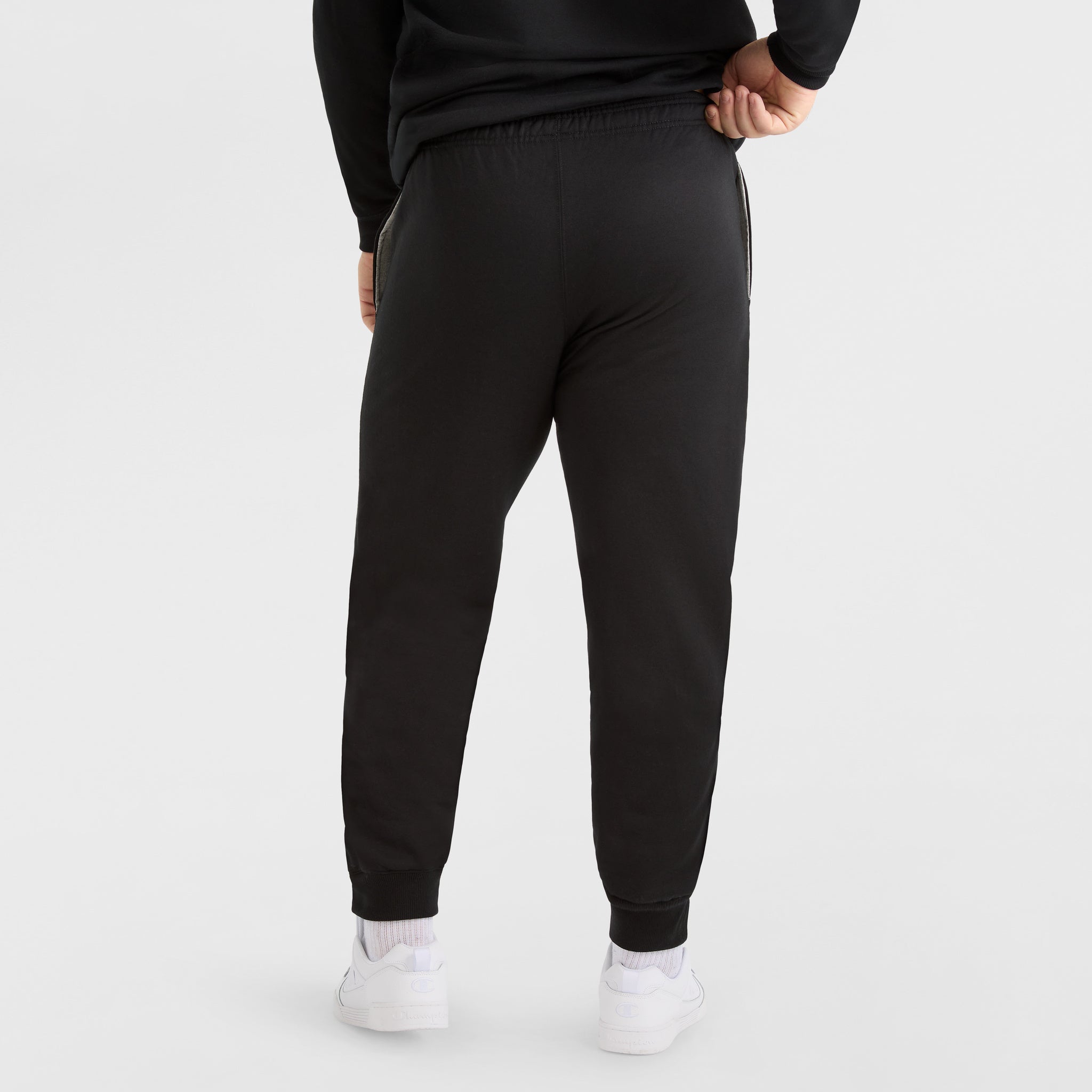 Champion Powerblend Jogger C Logo homme noir grande taille