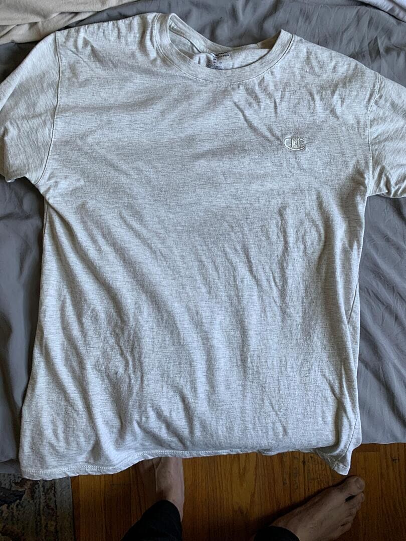 Champion Classic C Logo t-shirt homme Deep Navy coton