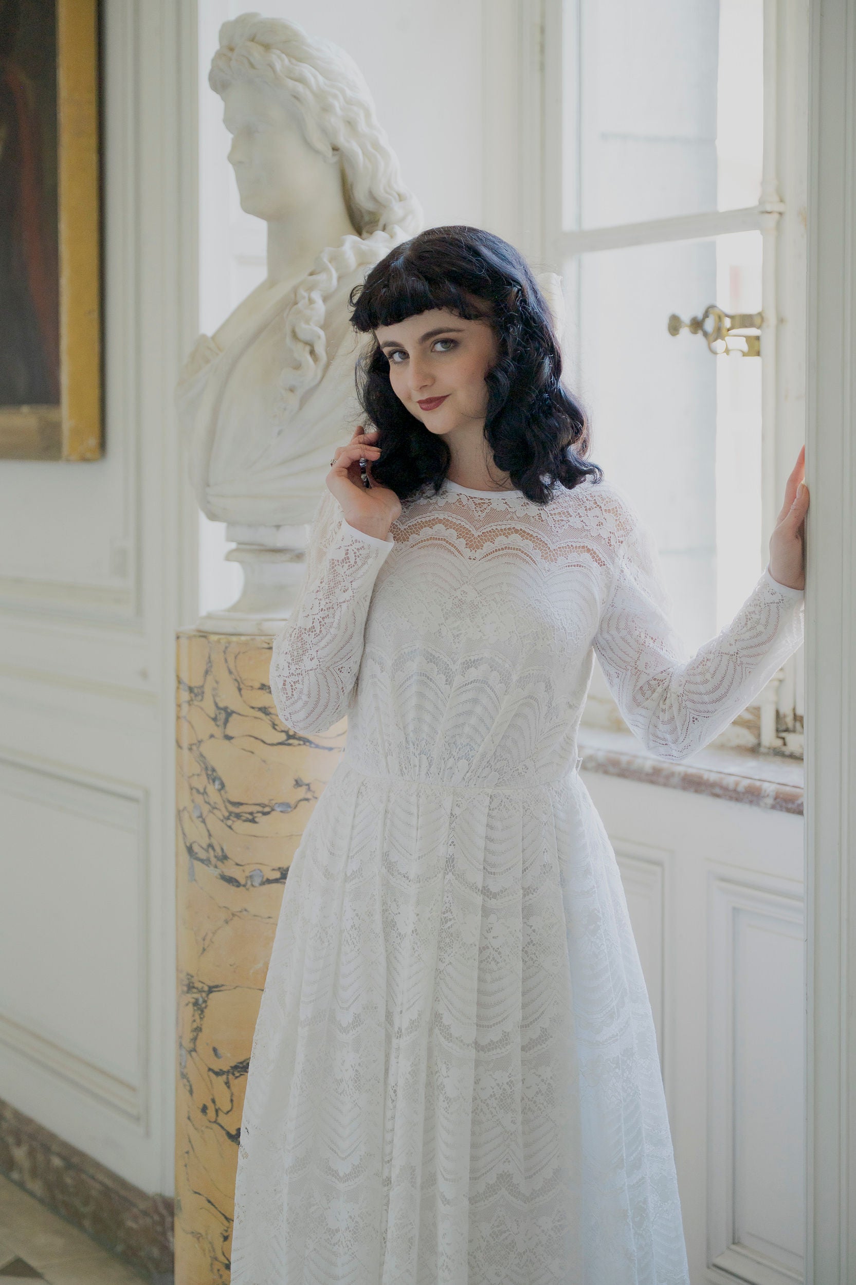 Solène Gisèle Apolline robe mariée dentelle Calais taille 36