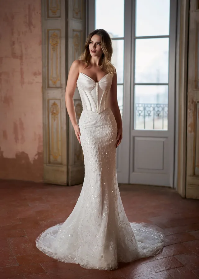 Hervé Paris Mix & Match Nureen jupe de mariée blanche longue