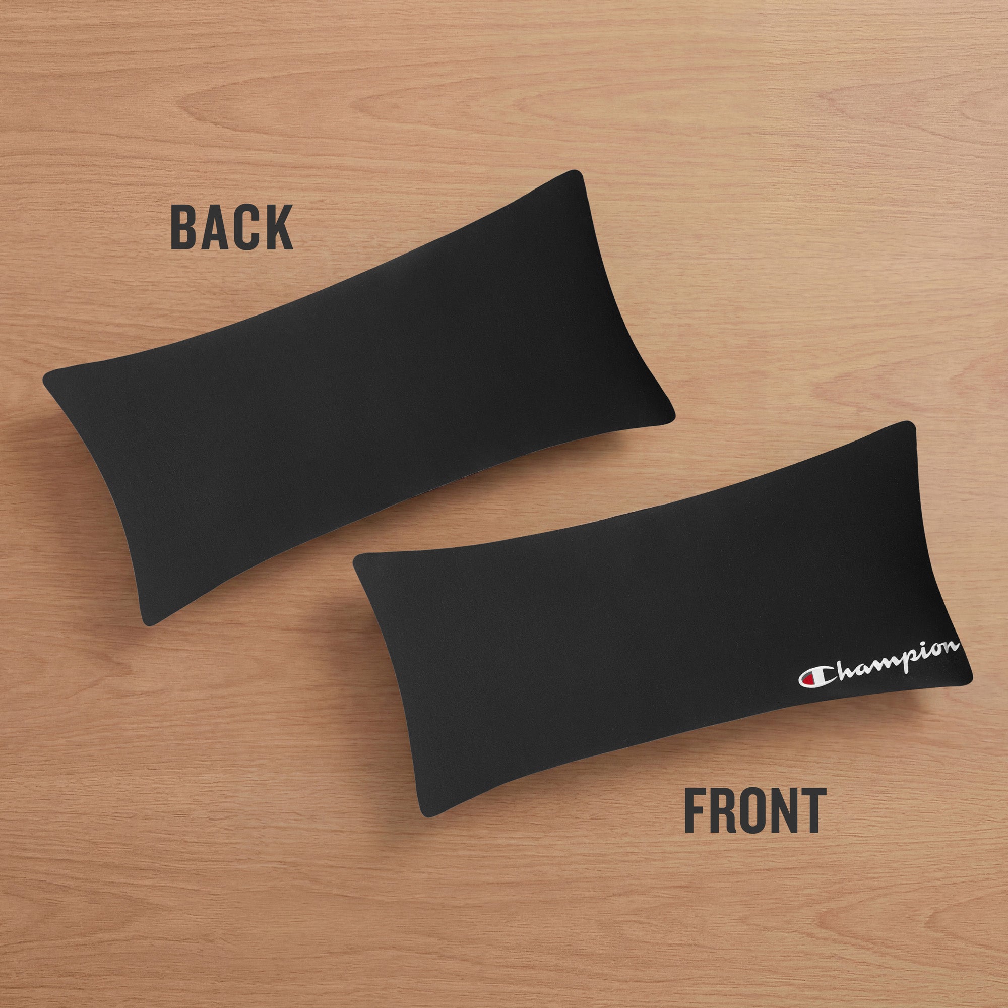 Champion Jersey Body Pillows traversin noir 16x36 polyester