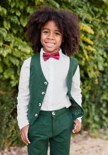 Le Jour de Notre Oui Arsène costume enfant vert sapin