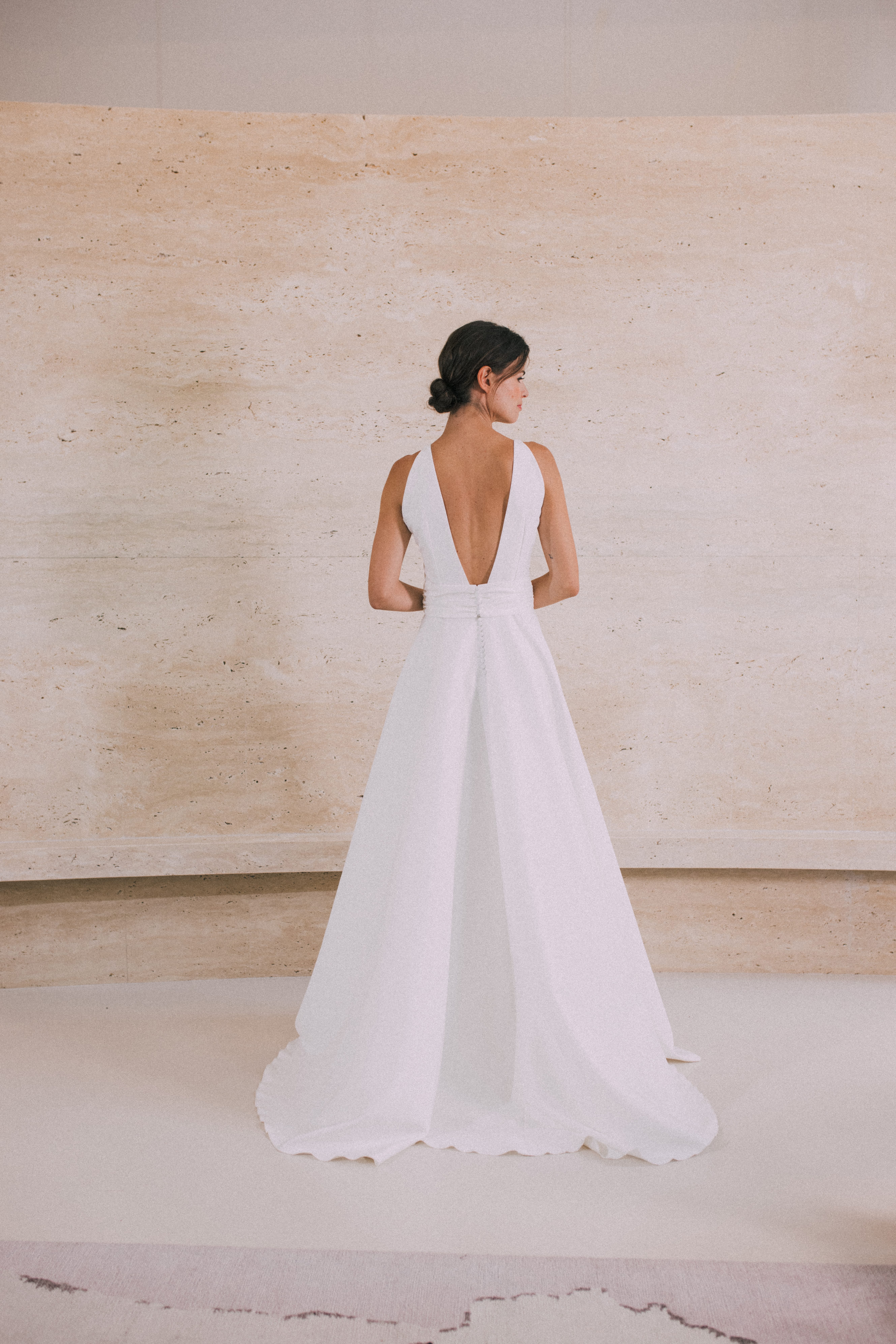 Maison Floret Sur-mesure Harlow robe satin duchesse