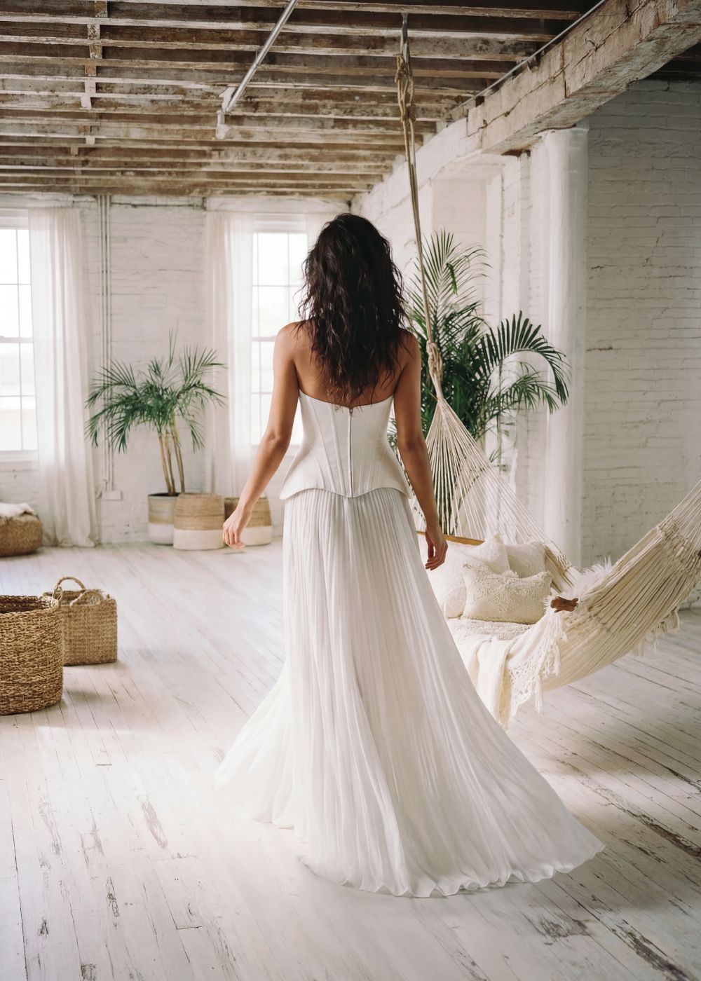 Hervé Paris Promise Paolina robe de mariée satin