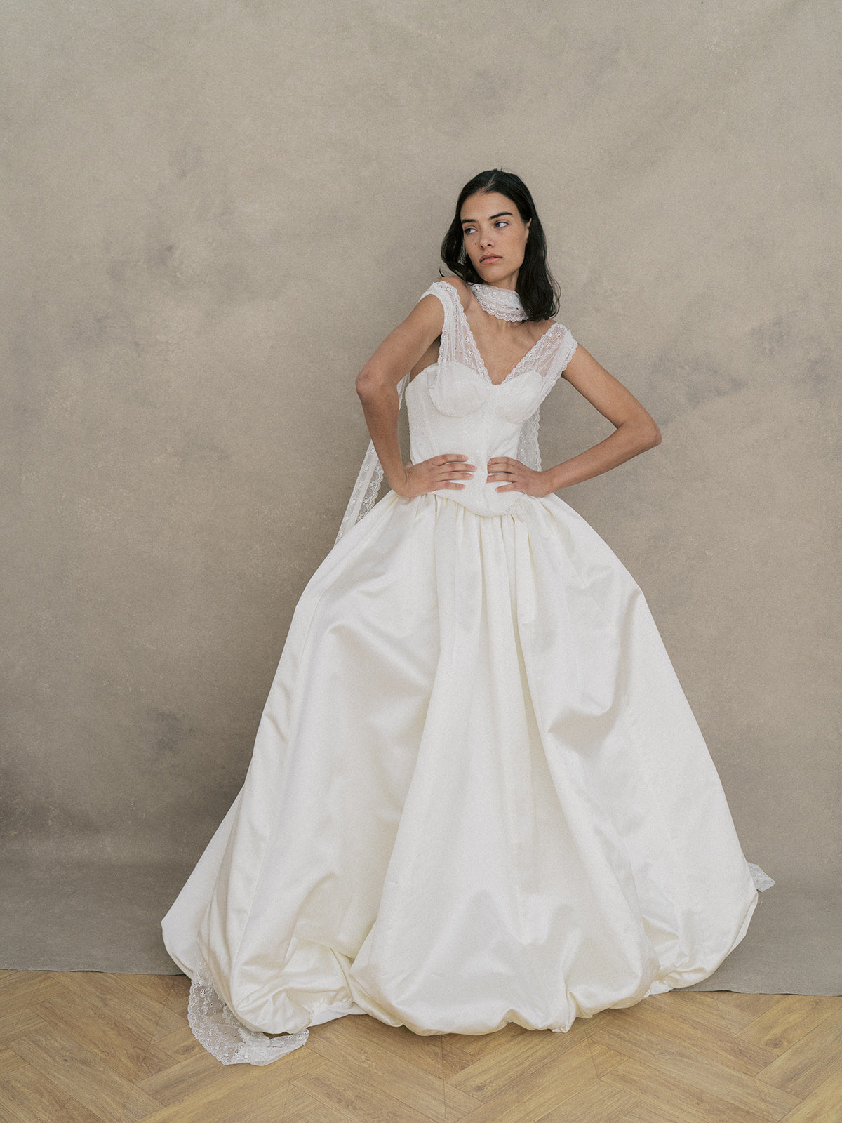 Rime Arodaky Bridal Caprice ensemble bustier jupe corset