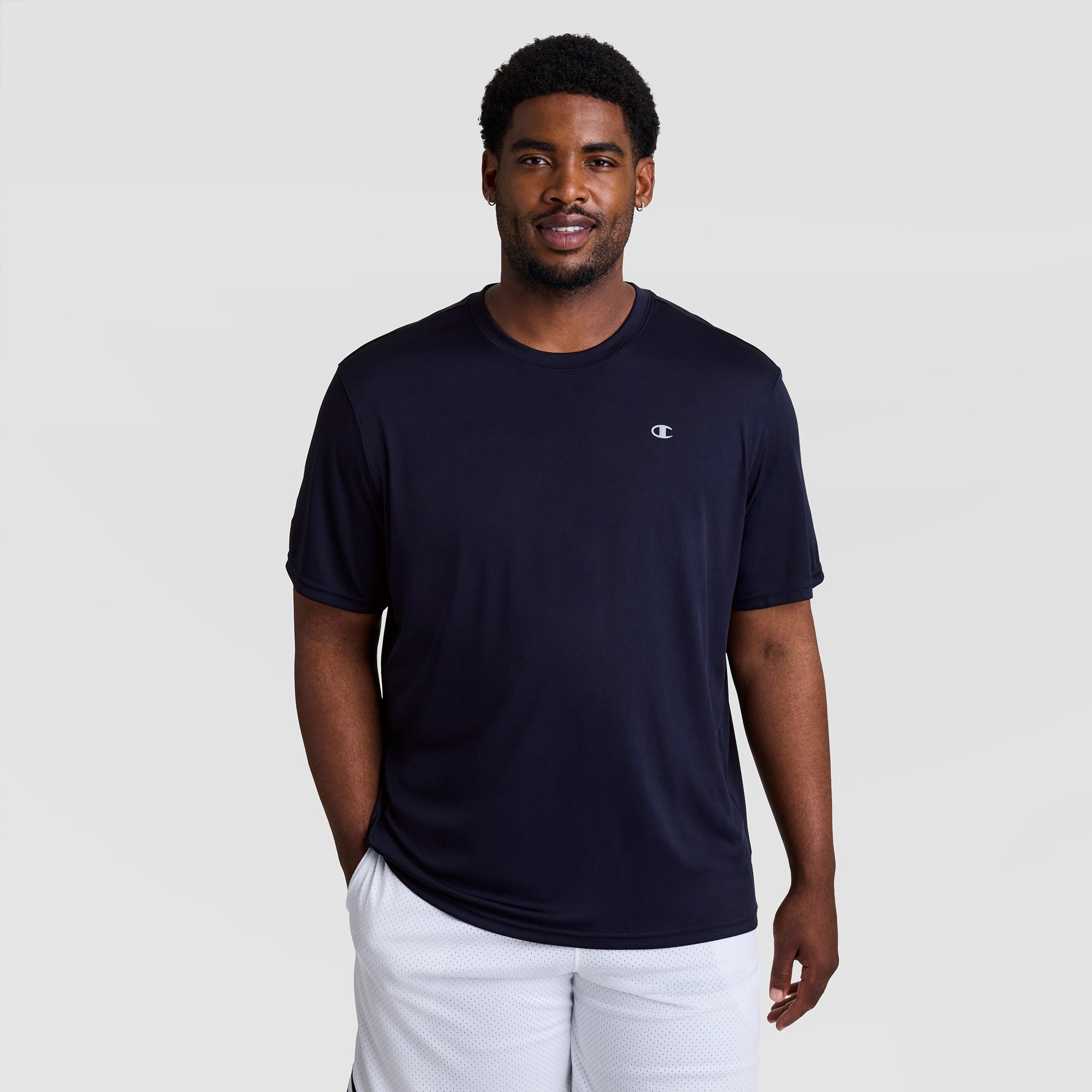 Champion Sport Reflective C Logo t-shirt bleu Deep Navy