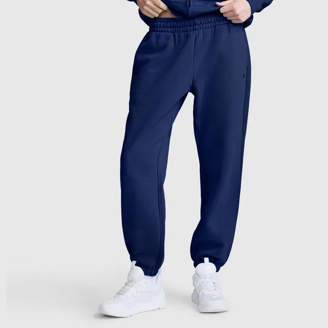 Champion Powerblend Oversized Sweatpants C Logo jogging bleu molleton