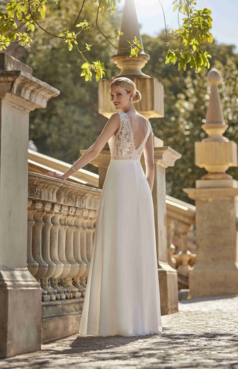Le Jour de Notre Oui ÉLODIE robe de mariée blanche longue