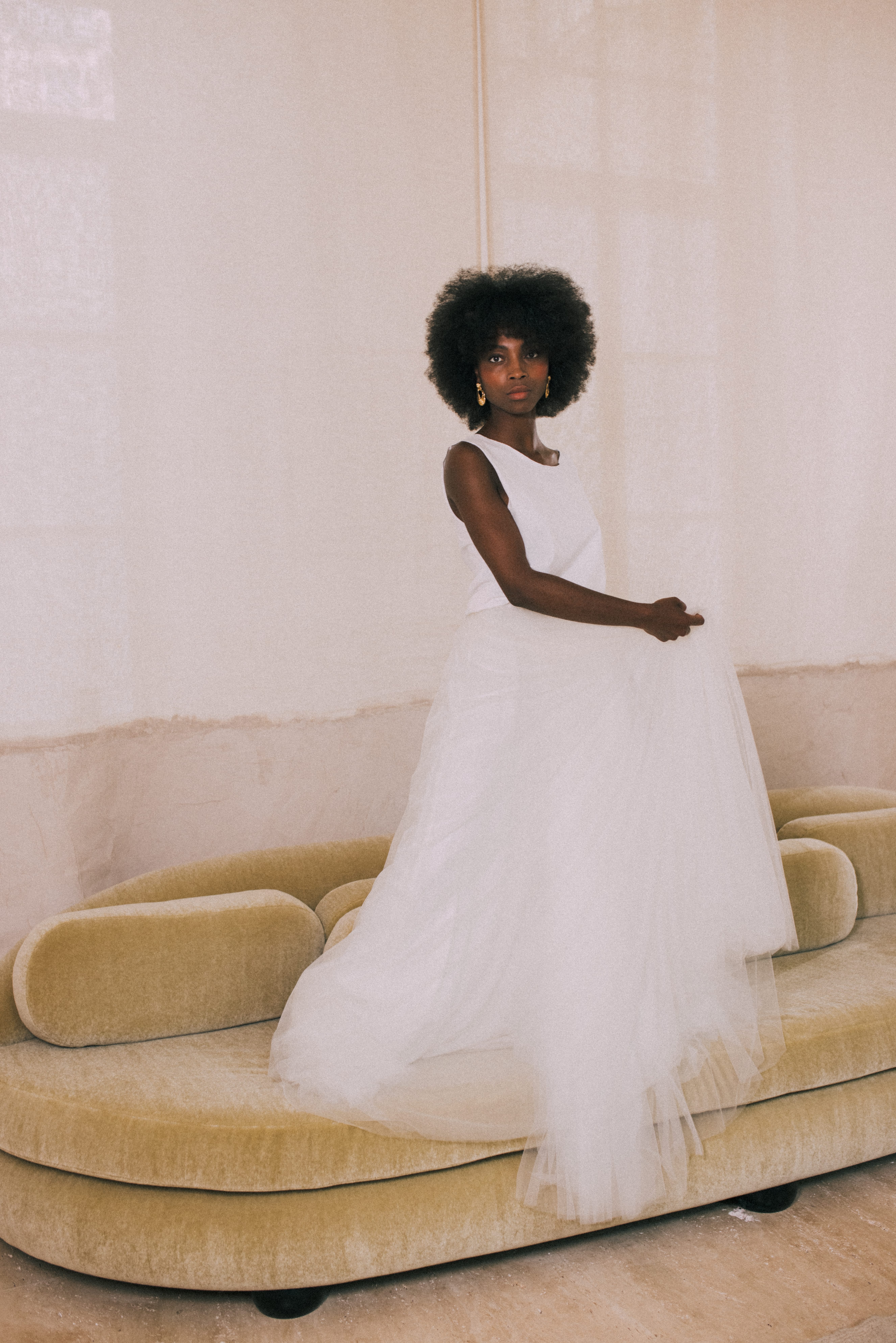 Maison Floret Robinson jupe mariée tulle fin Prêt-à-marier
