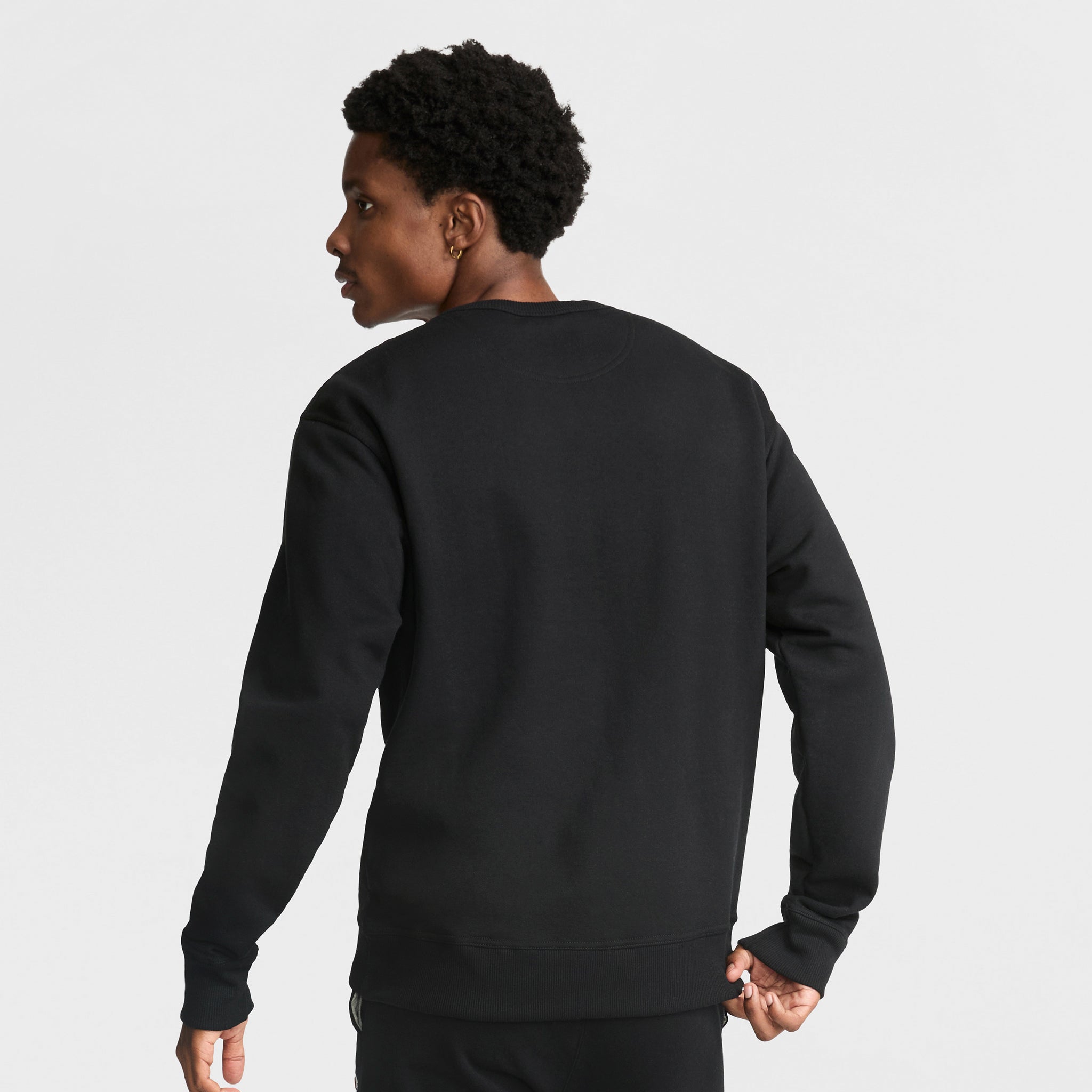 Champion Powerblend Crewneck Sweat Homme Noir Chaud