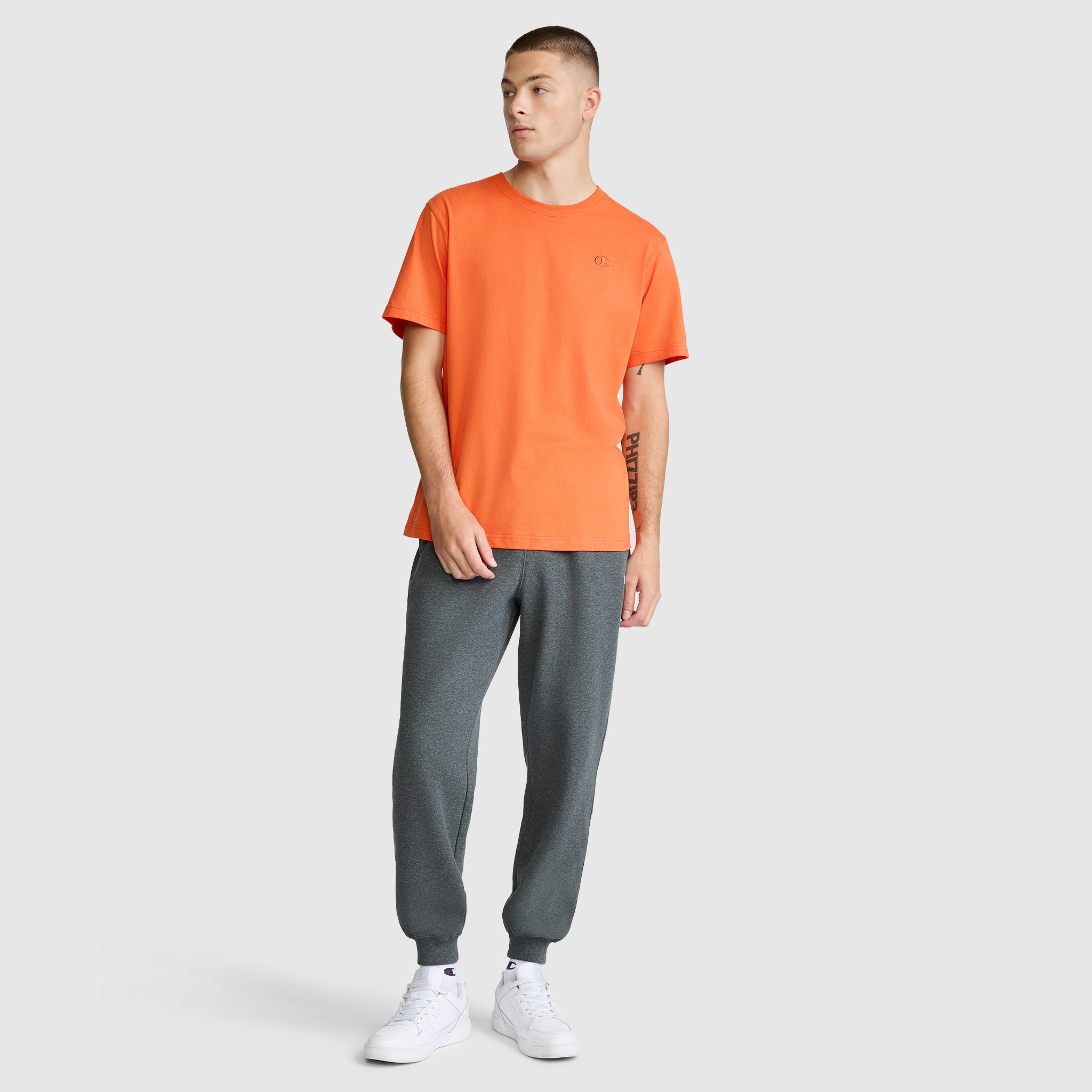 Champion Classic T-Shirt C Logo t-shirt homme Tiger Lilly coton